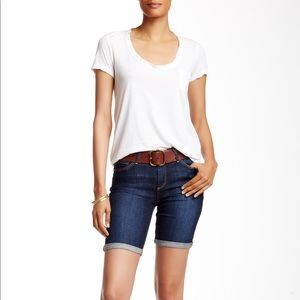 AG Brooke Bermuda Rolled Cuff Shorts Sz 28